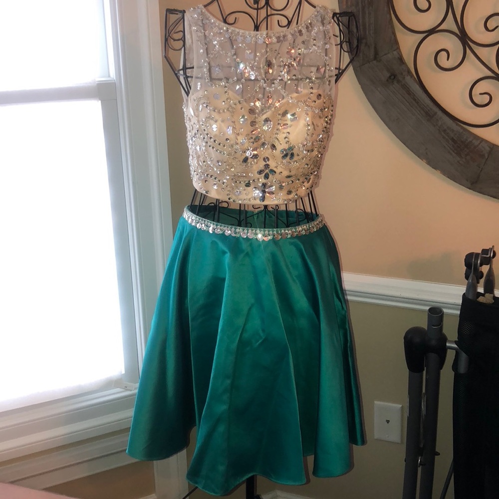 2 piece, gently worn, homecoming dress